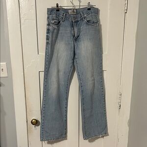 Aeropostale Men's Light Blue Bootcut Jeans